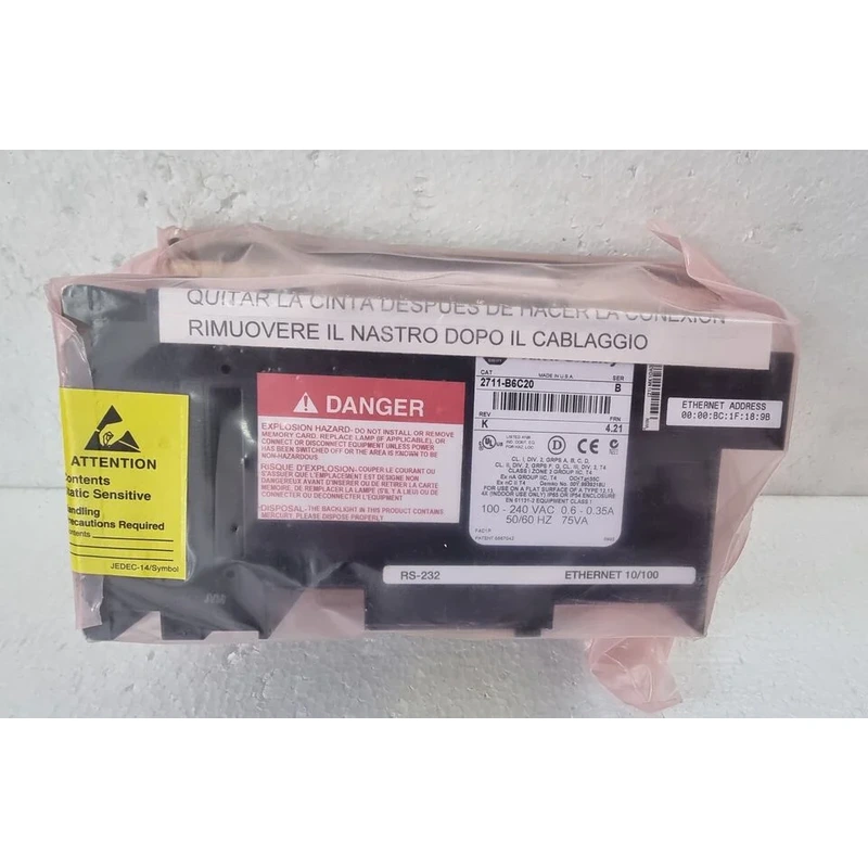 GET PRICING FOR ALLEN BRADLEY 2711 B6C20 PANELVIEW 600 OPERATOR TERMINAL HMI DISPLAY GET-PRICING-FOR-ALLEN-BRADLEY-2711-B6C20-PANELVIEW-600-OPERATOR-TERMINAL-HMI-DISPLAY