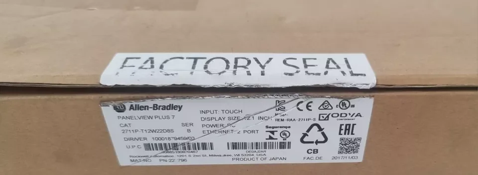 REQUEST QUOTE FOR (2017) ALLEN BRADLEY 2711P T12W22D8S PANELVIEW PLUS 7 HMI DISPLAY REQUEST-QUOTE-FOR-2017-ALLEN-BRADLEY-2711P-T12W22D8S-PANELVIEW-PLUS-7-HMI-DISPLAY