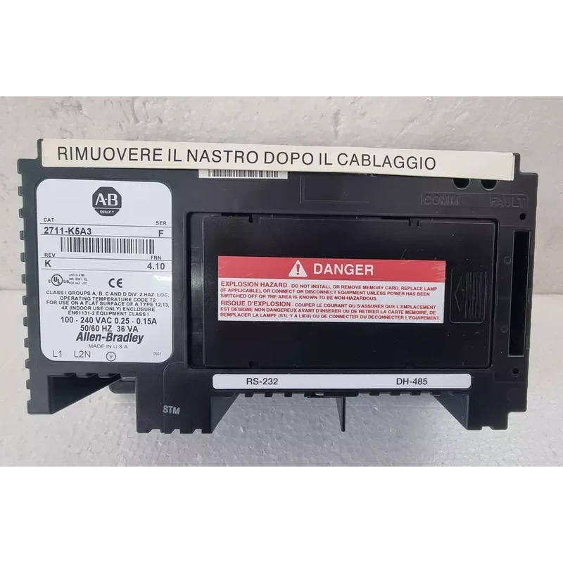 WHOLESALE ALLEN BRADLEY 2711 K5A3 PANELVIEW 550 OPERATOR TERMINAL HMI REV K FRN 4.10 WHOLESALE-ALLEN-BRADLEY-2711-K5A3-PANELVIEW-550-OPERATOR-TERMINAL-HMI-REV-K-FRN-4.10