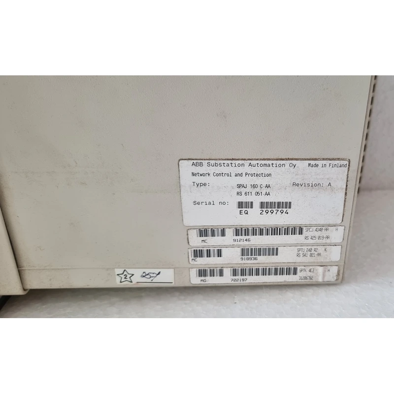 COST OF ABB SPAJ 160 C AA CAPACITOR BANK OVERLOAD AND UNBALANCE PROTECTION RELAY COST-OF-ABB-SPAJ-160-C-AA-CAPACITOR-BANK-OVERLOAD-AND-UNBALANCE-PROTECTION-RELAY
