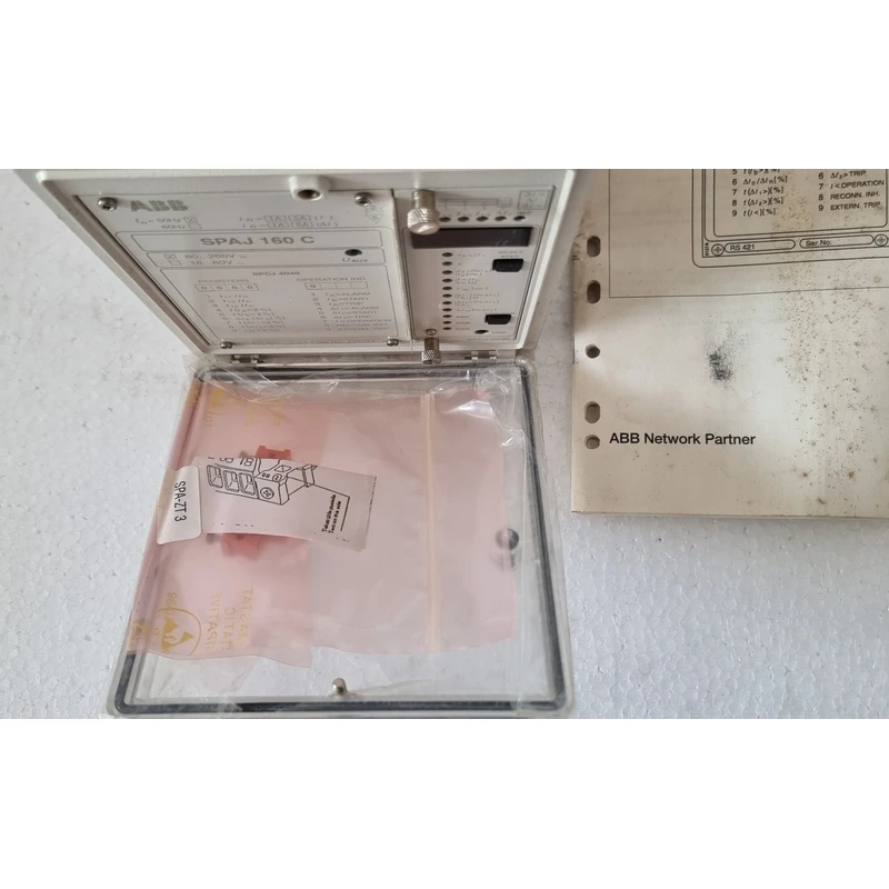 ORDER ABB SPAJ 160 C AA CAPACITOR BANK OVERLOAD AND UNBALANCE PROTECTION RELAY ORDER-ABB-SPAJ-160-C-AA-CAPACITOR-BANK-OVERLOAD-AND-UNBALANCE-PROTECTION-RELAY