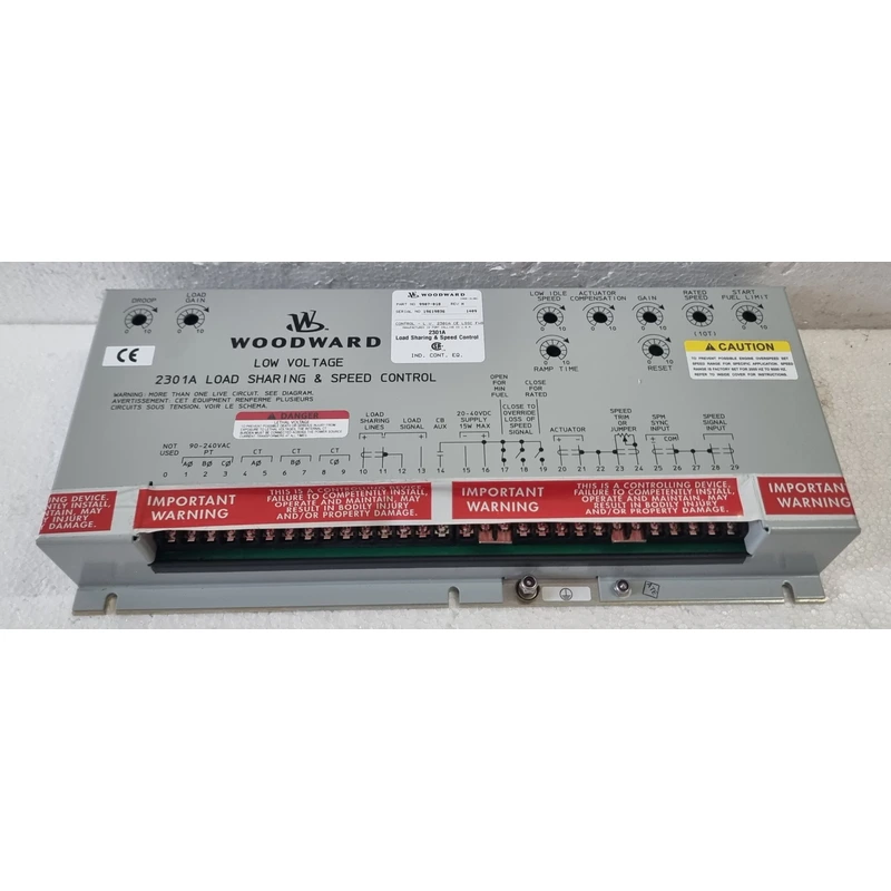 B2B ORDER WOODWARD 2301A LOAD SHARING & SPEED CONTROL PART NO 9907 018 REV H B2B ORDER WOODWARD 2301A LOAD SHARING & SPEED CONTROL PART NO 9907 018 REV H