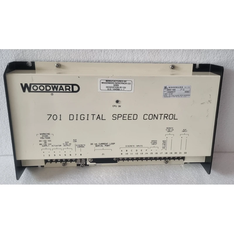 BUY WOODWARD 701 DIGITAL SPEED CONTROL 9903 466 REV G BUY WOODWARD 701 DIGITAL SPEED CONTROL 9903 466 REV G