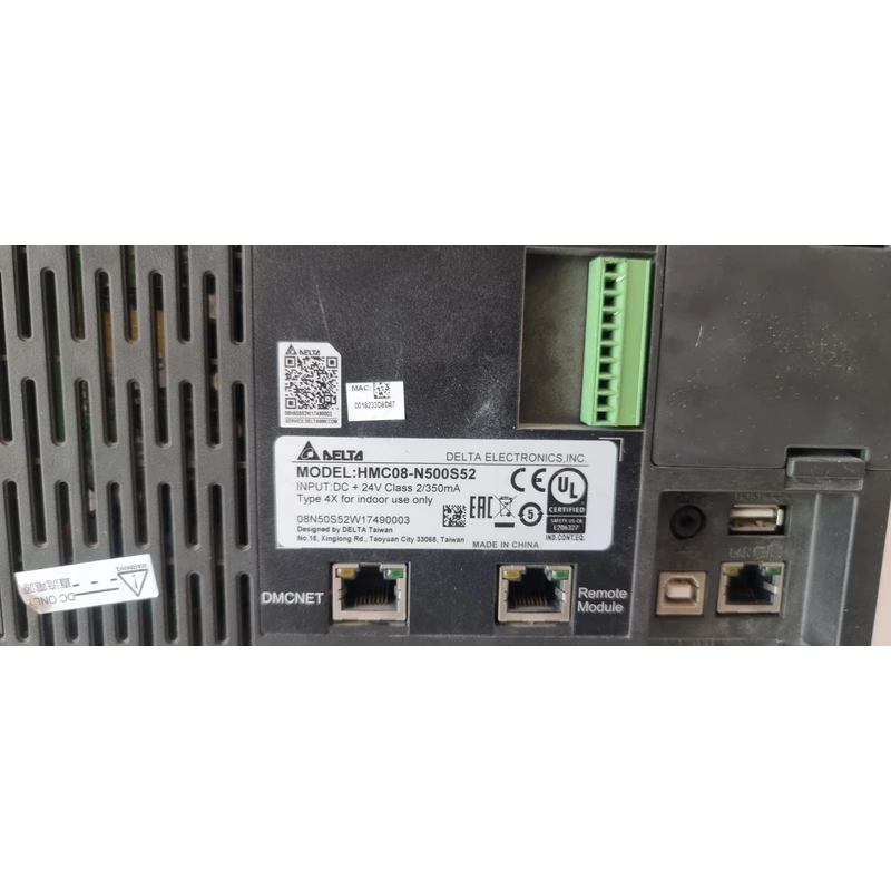 ORDER DELTA ELECTRONICS HMC08 N500S52 OPERATOR INTERFACE TERMINAL HMI DISPLAY ORDER DELTA ELECTRONICS HMC08 N500S52 OPERATOR INTERFACE TERMINAL HMI DISPLAY