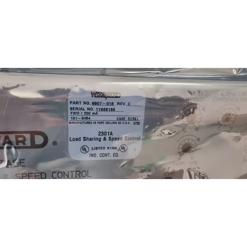 ORDER WOODWARD 2301A 9907 018 REV C LOAD SHARING AND SPEED CONTROL ORDER WOODWARD 2301A 9907 018 REV C LOAD SHARING AND SPEED CONTROL
