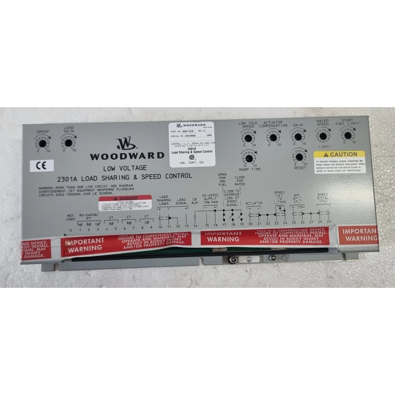 ORDER WOODWARD 2301A LOAD SHARING & SPEED CONTROL PART NO 9907 018 REV H ORDER WOODWARD 2301A LOAD SHARING & SPEED CONTROL PART NO 9907 018 REV H