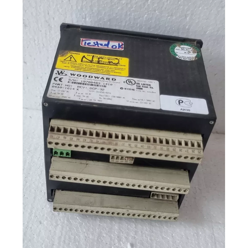ORDER WOODWARD GENSET CONTROL PACKAGE GCP 32 PART NUMBER 8440 1614 REV K ORDER WOODWARD GENSET CONTROL PACKAGE GCP 32 PART NUMBER 8440 1614 REV K