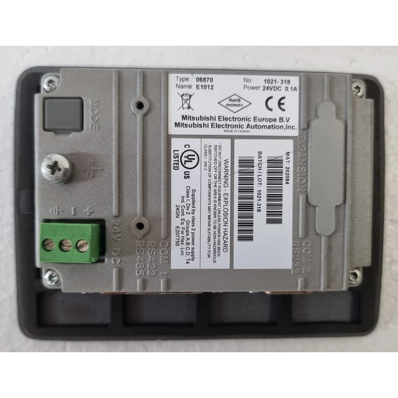 PRICE OF MITSUBISHI ELECTRIC AUTOMATION BEIJER E1012 TYPE 06870 HMI DISPLAY PRICE OF MITSUBISHI ELECTRIC AUTOMATION BEIJER E1012 TYPE 06870 HMI DISPLAY