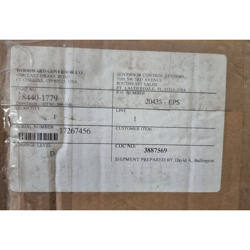 WHOLESALE WOODWARD DTSC 200 AUTOMATIC TRANSFER SWITCH CONTROL PART NUMBER 8440 1779 REV D WHOLESALE WOODWARD DTSC 200 AUTOMATIC TRANSFER SWITCH CONTROL PART NUMBER 8440 1779 REV D